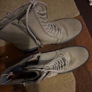 MIA Women's Heeled Boots in Light Gray